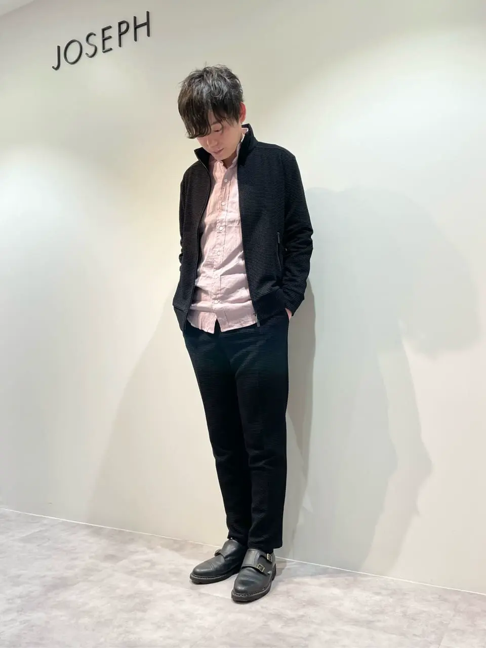 JOSEPH HOMME 佐藤健人 コーディネート画像