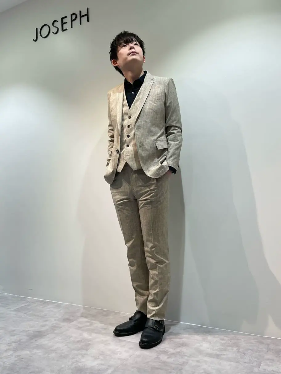 JOSEPH HOMME 佐藤健人 コーディネート画像