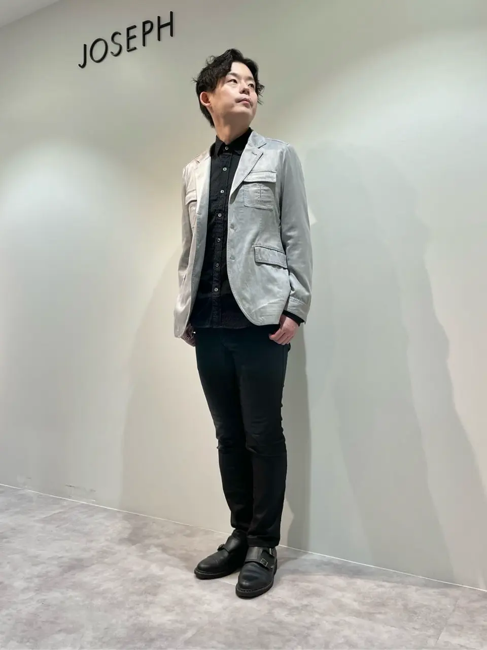 JOSEPH HOMME 佐藤健人 コーディネート画像