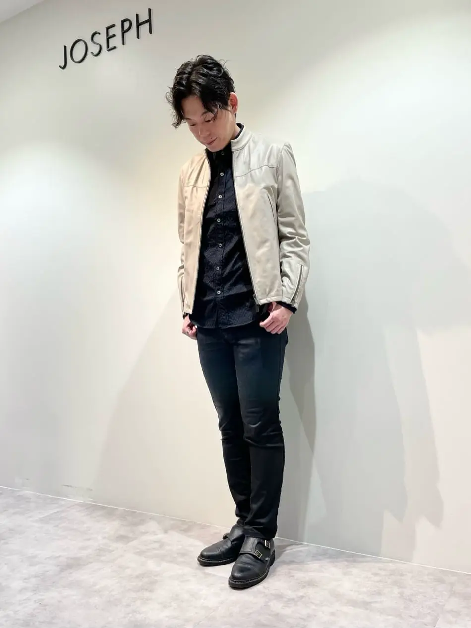 JOSEPH HOMME 佐藤健人 コーディネート画像