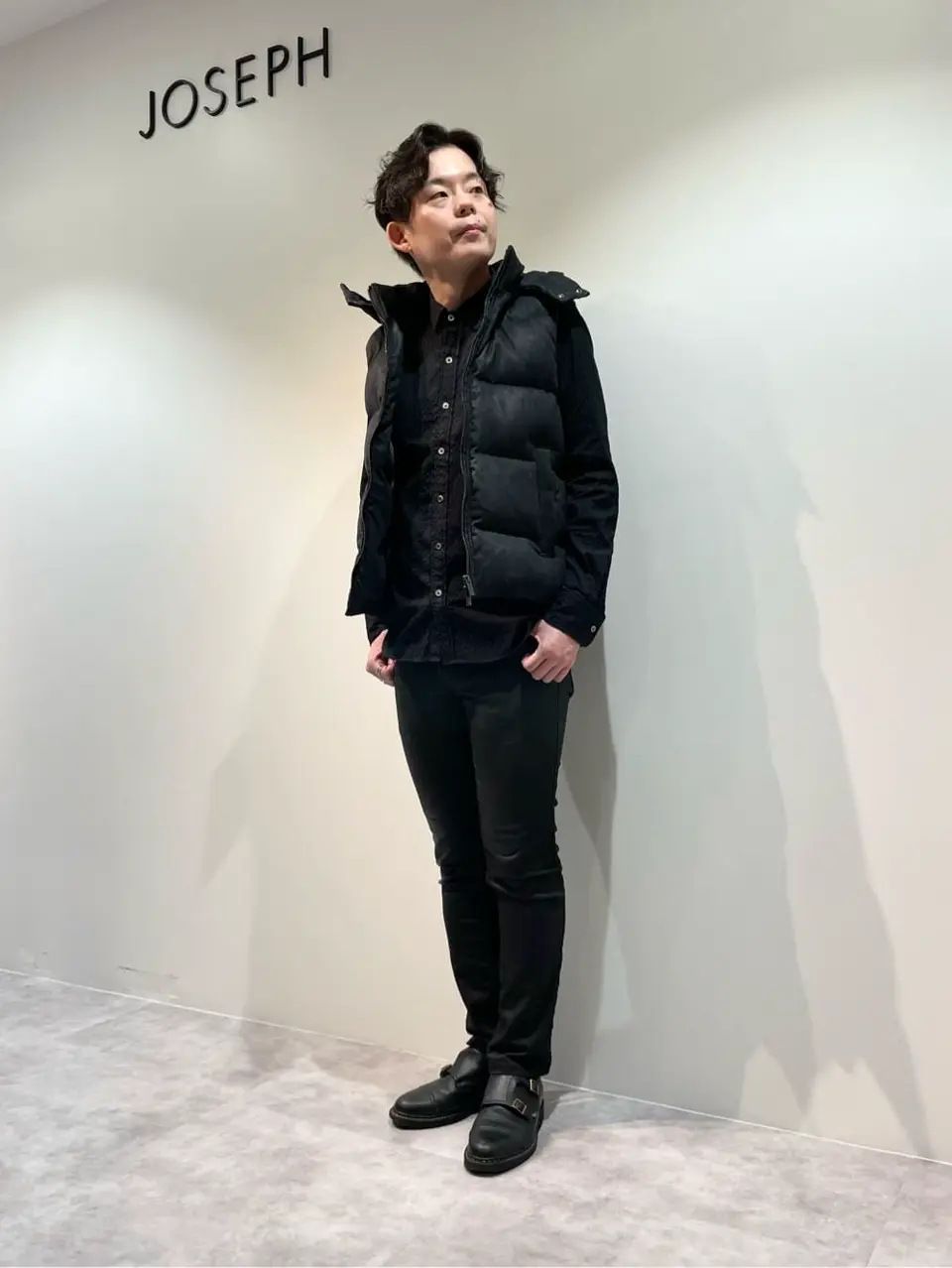 JOSEPH HOMME 佐藤健人 コーディネート画像