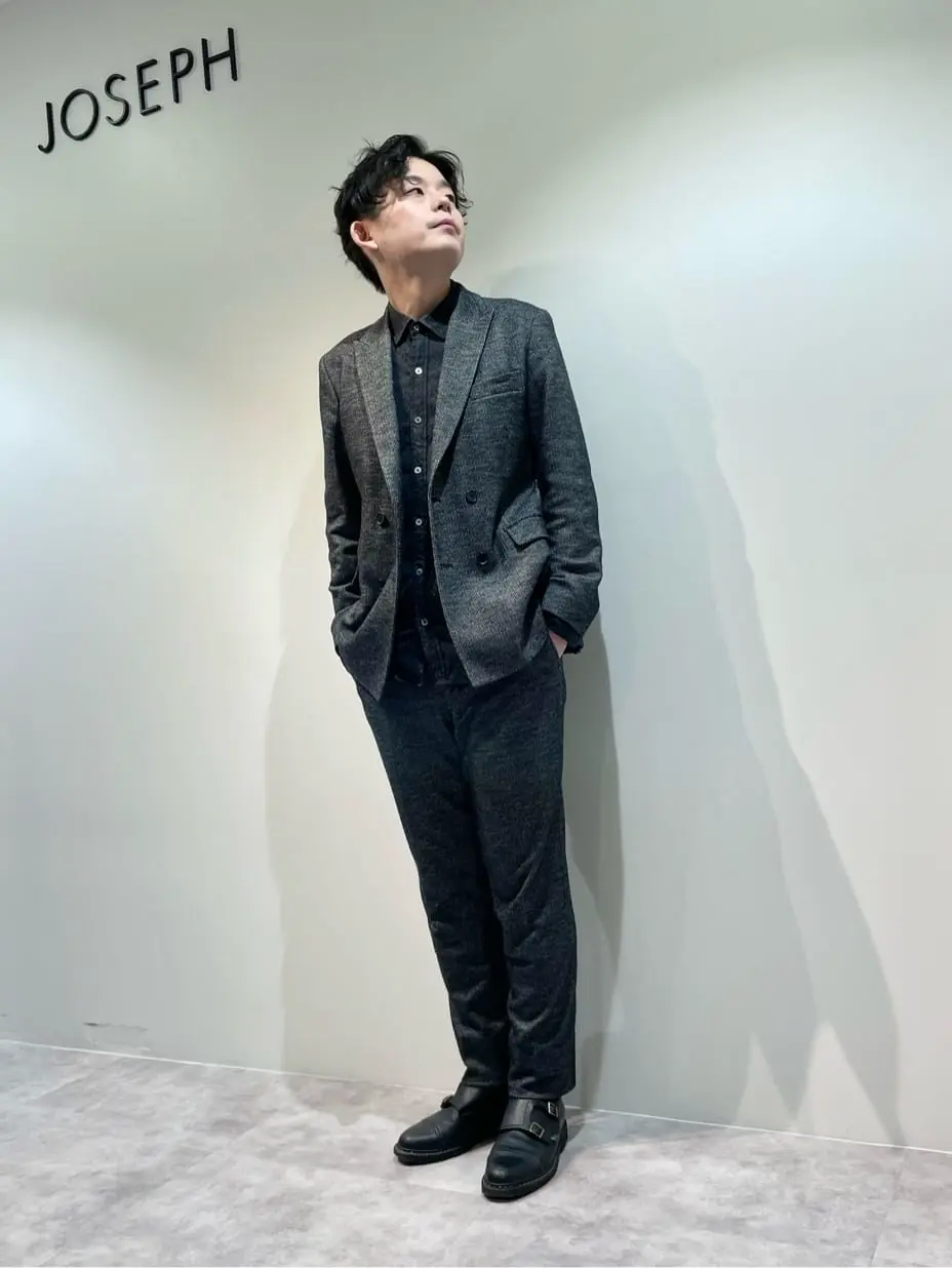 JOSEPH HOMME 佐藤健人 コーディネート画像