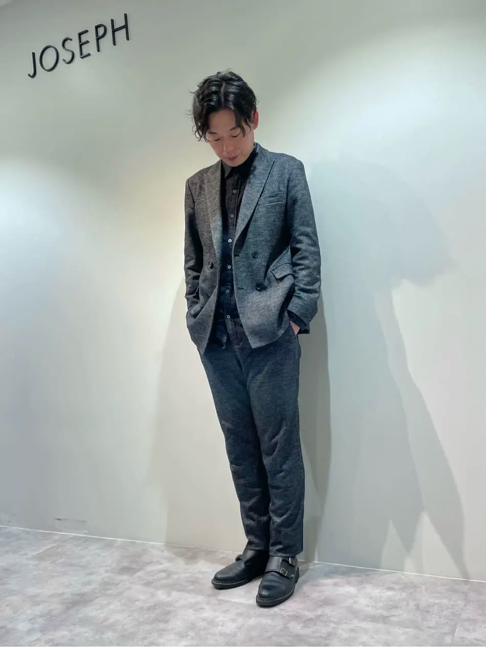 JOSEPH HOMME 佐藤健人 コーディネート画像