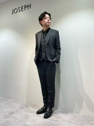JOSEPH HOMME 佐藤健人 コーディネート画像