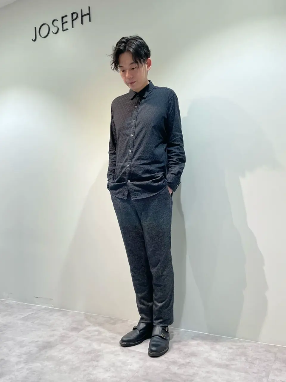 JOSEPH HOMME 佐藤健人 コーディネート画像