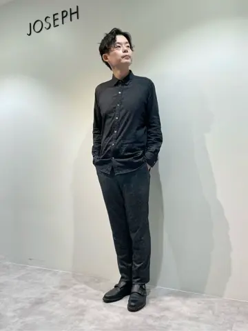 JOSEPH HOMME 佐藤健人 コーディネート画像
