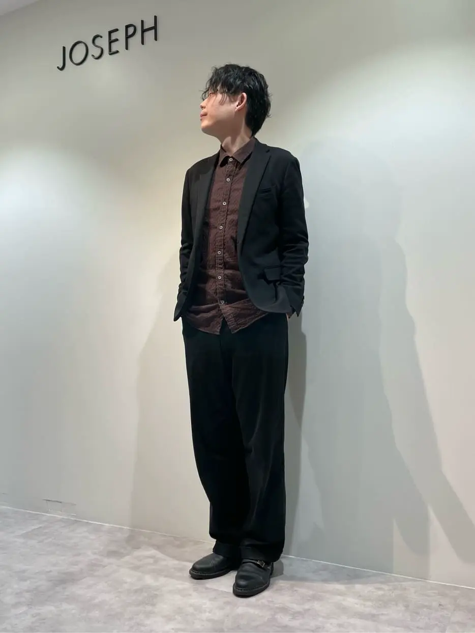 JOSEPH HOMME 佐藤健人 コーディネート画像