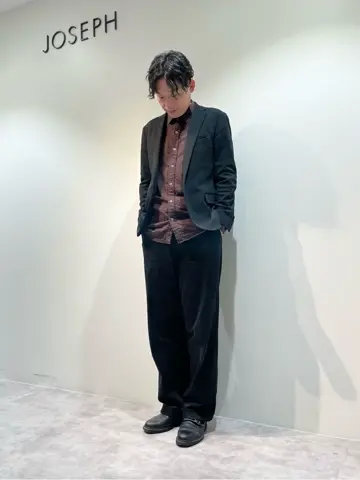 JOSEPH HOMME 佐藤健人 コーディネート画像