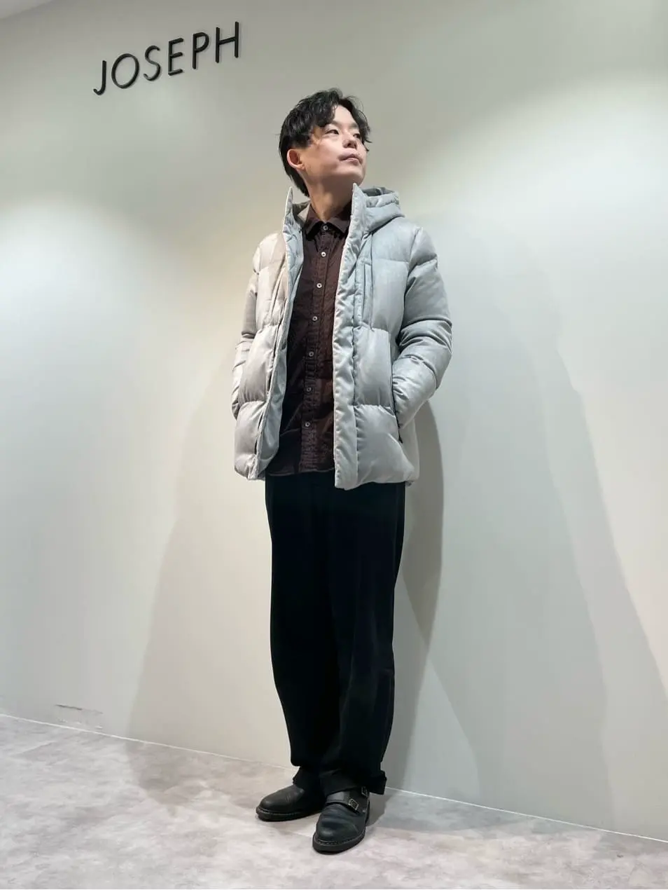 JOSEPH HOMME 佐藤健人 コーディネート画像