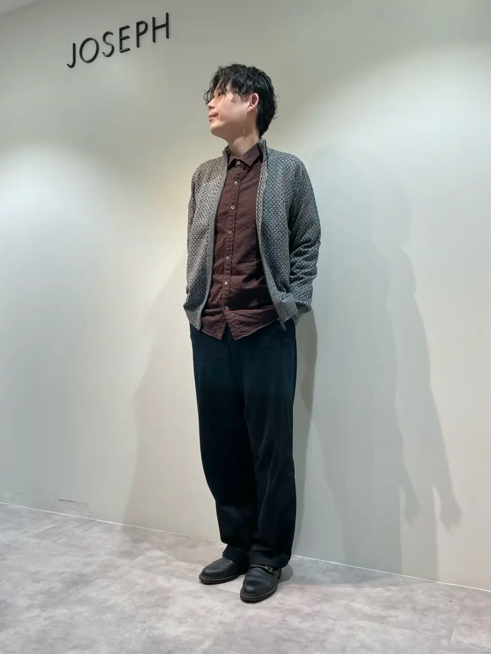 JOSEPH HOMME 佐藤健人 コーディネート画像