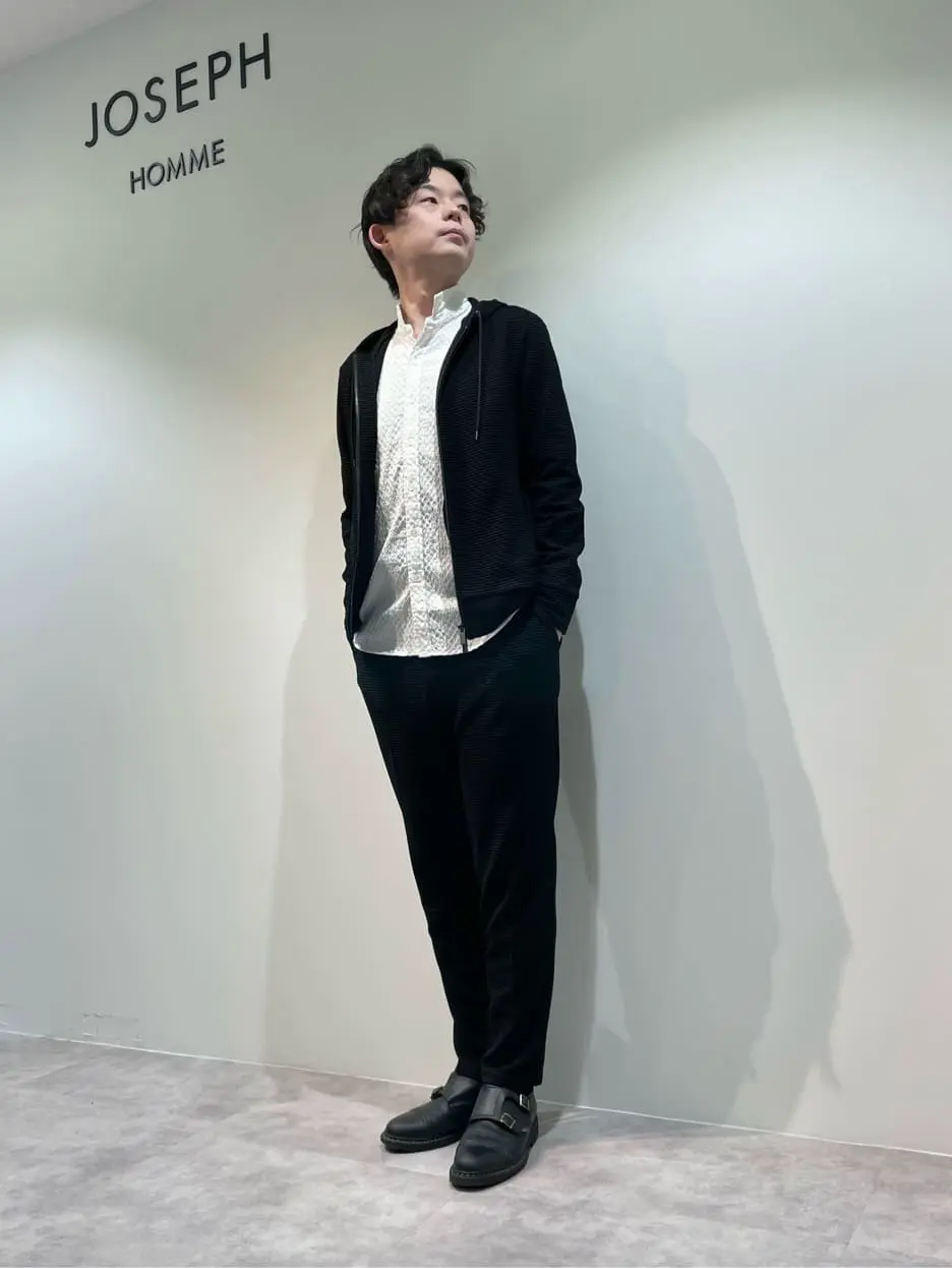 JOSEPH HOMME 佐藤健人 コーディネート画像
