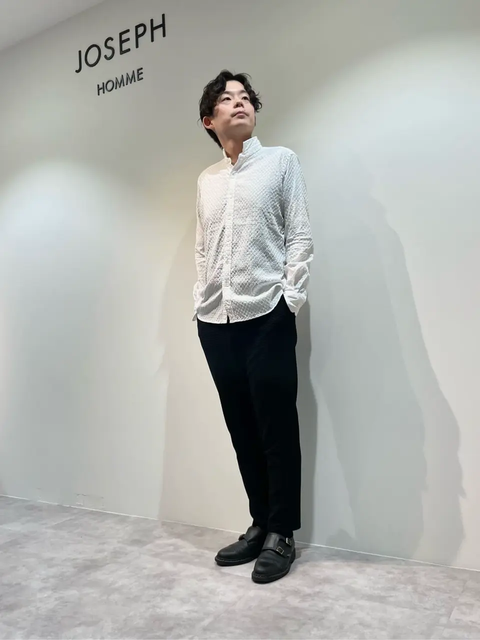 JOSEPH HOMME 佐藤健人 コーディネート画像