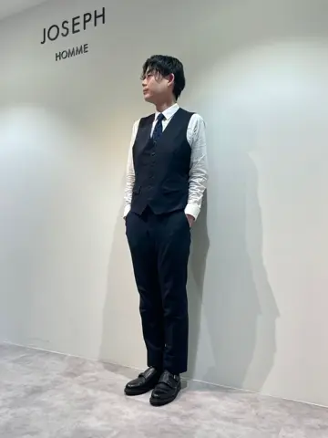 JOSEPH HOMME 佐藤健人 コーディネート画像