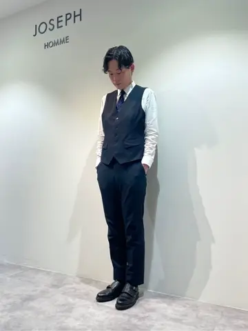 JOSEPH HOMME 佐藤健人 コーディネート画像