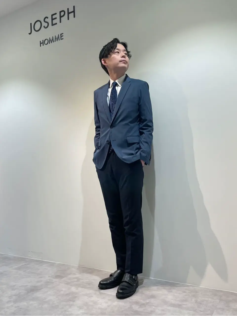 JOSEPH HOMME 佐藤健人 コーディネート画像