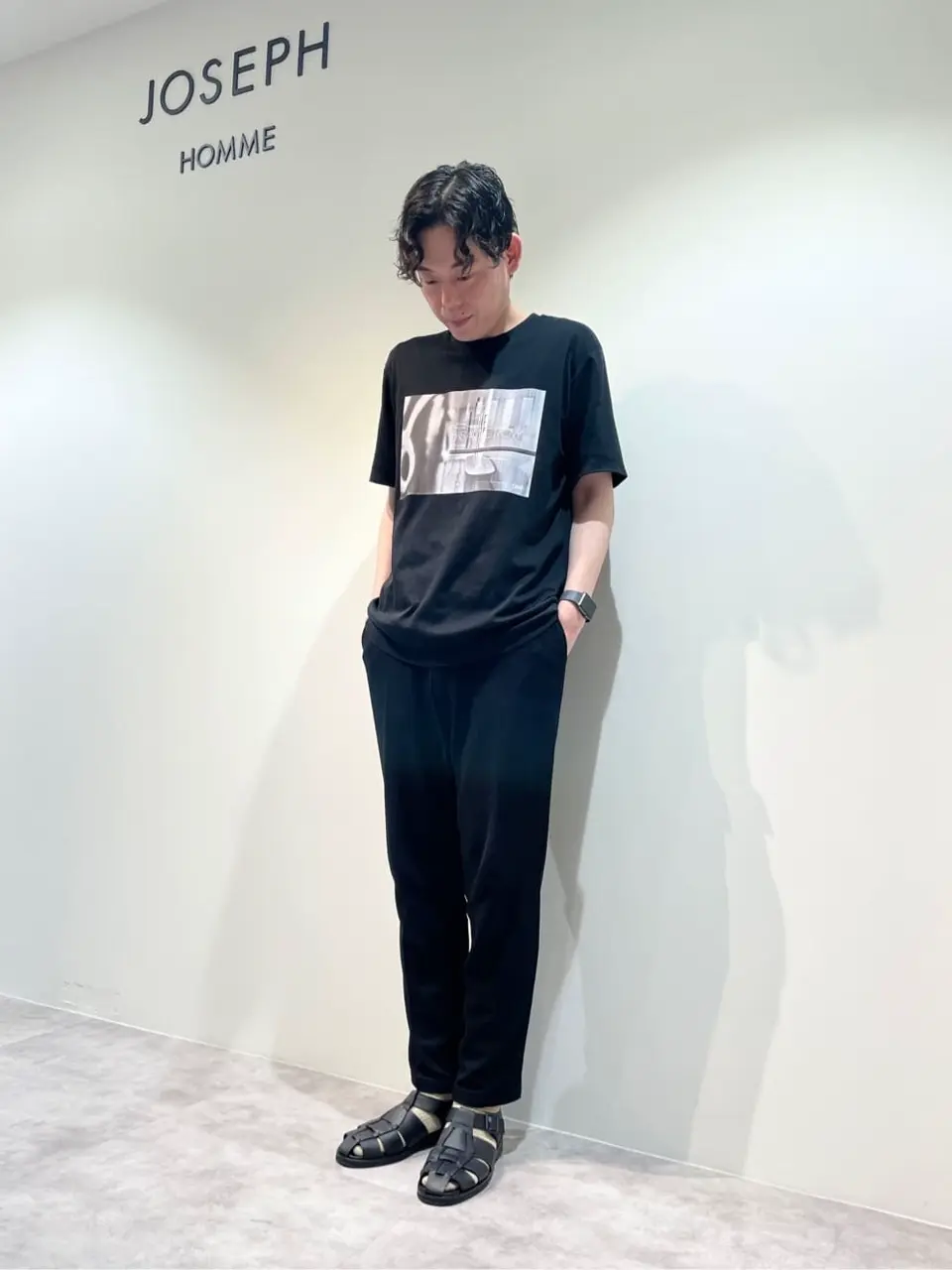 JOSEPH HOMME 佐藤健人 コーディネート画像