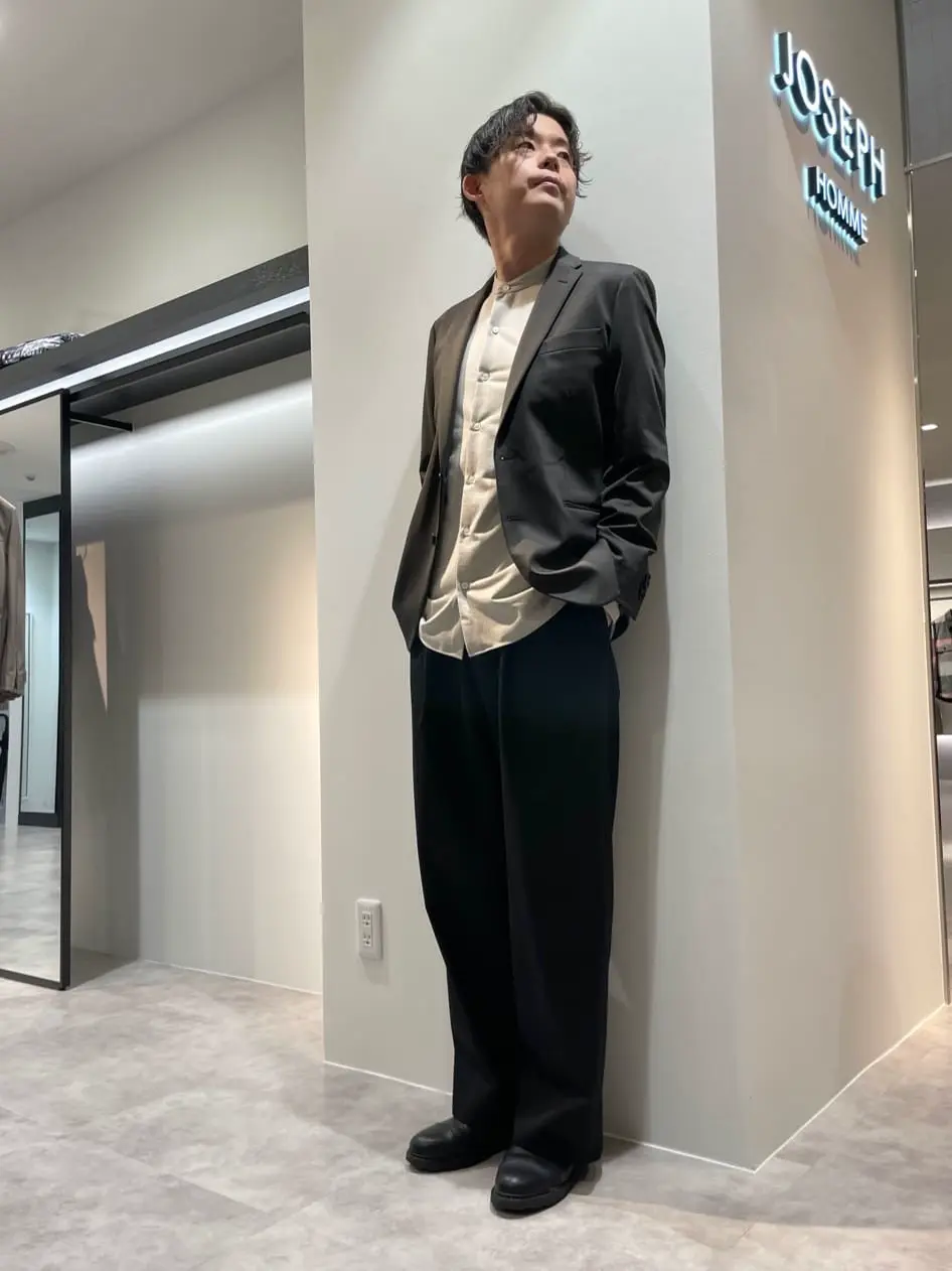 JOSEPH HOMME 佐藤健人 コーディネート画像