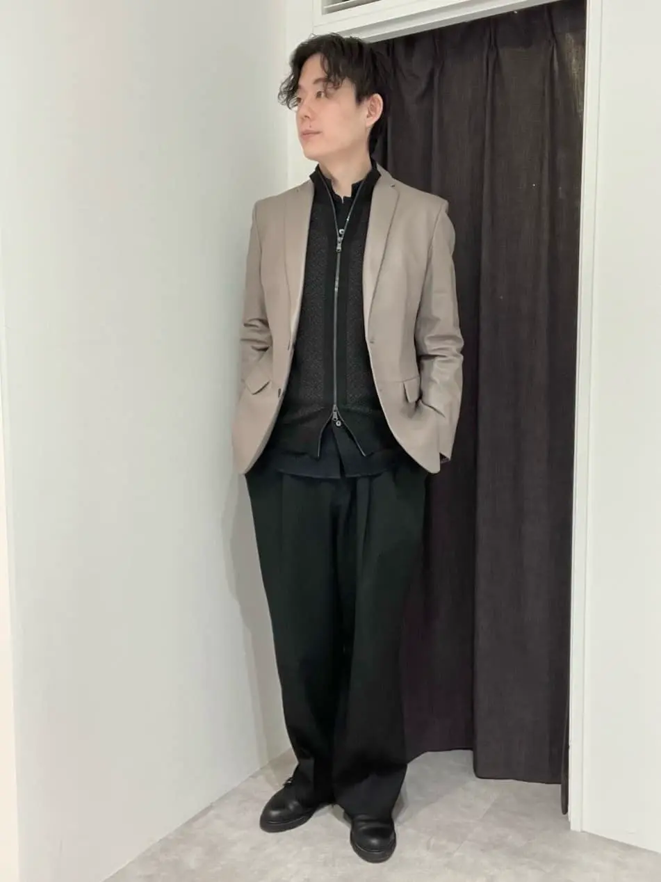 JOSEPH HOMME 佐藤健人 コーディネート画像