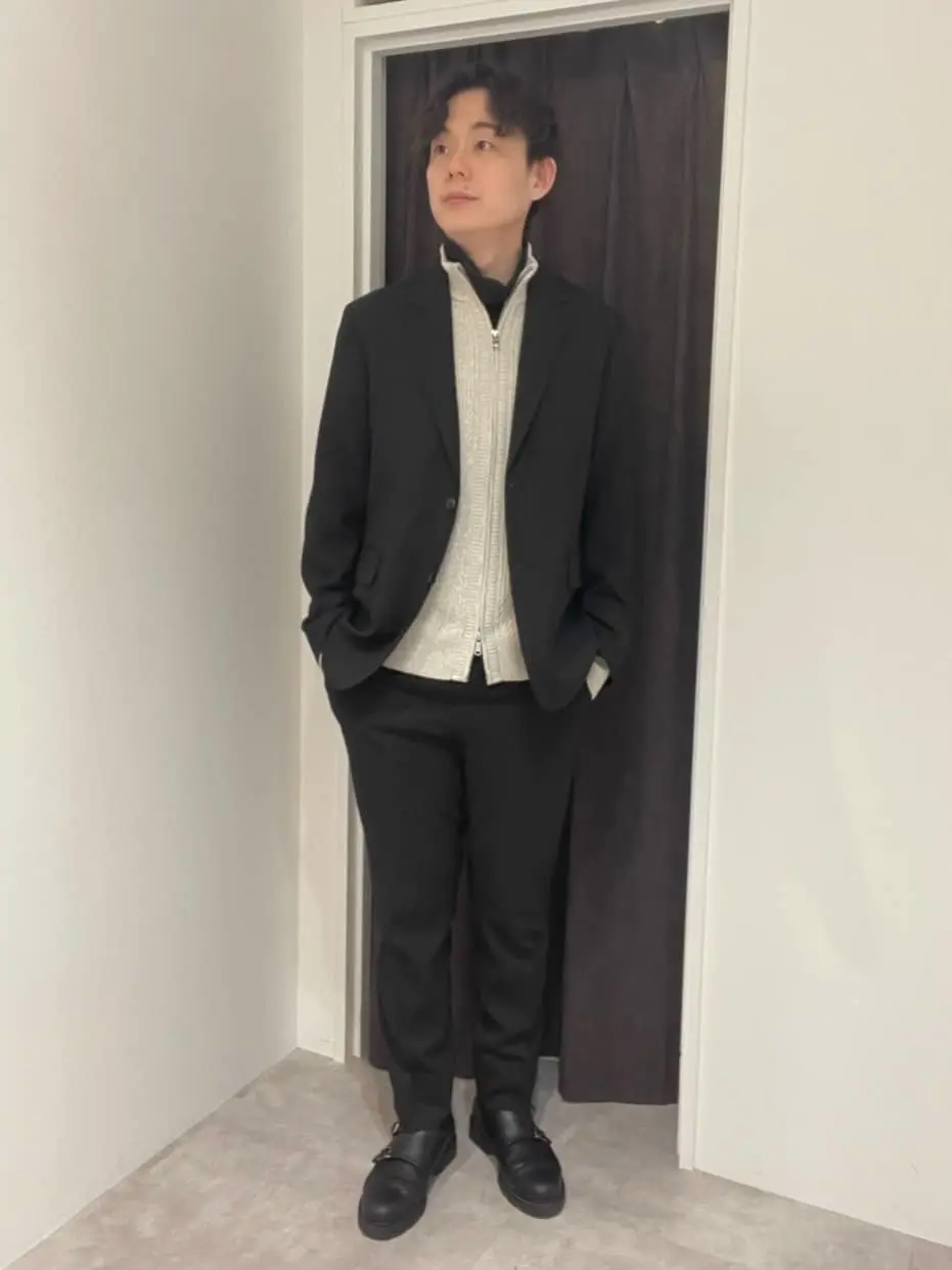 JOSEPH HOMME 佐藤健人 コーディネート画像