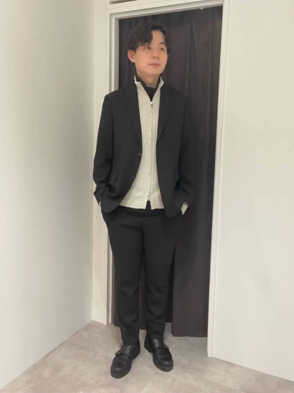 JOSEPH HOMME 佐藤健人 コーディネート画像