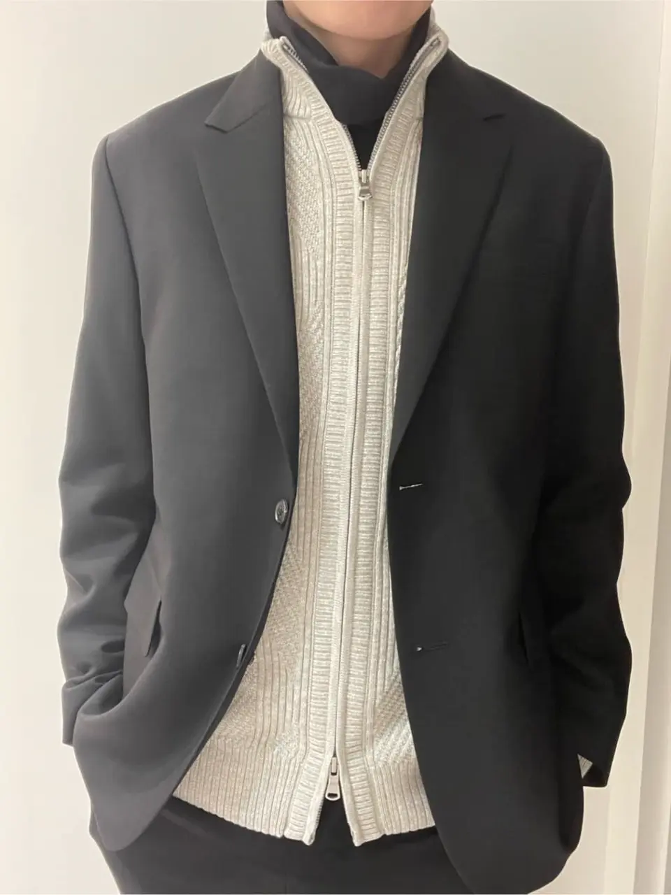 JOSEPH HOMME 佐藤健人 コーディネート画像