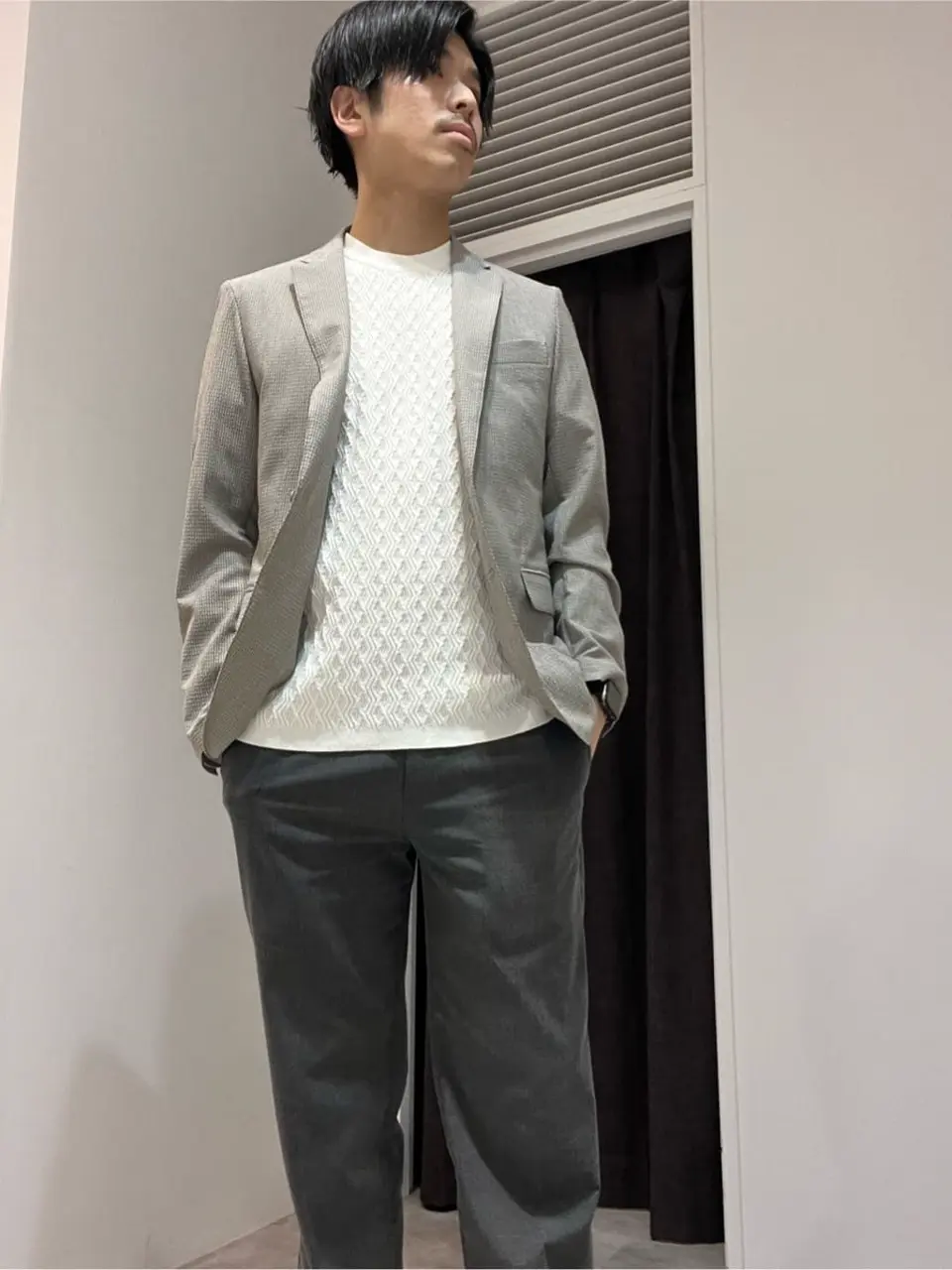 JOSEPH HOMME 井原 コーディネート画像