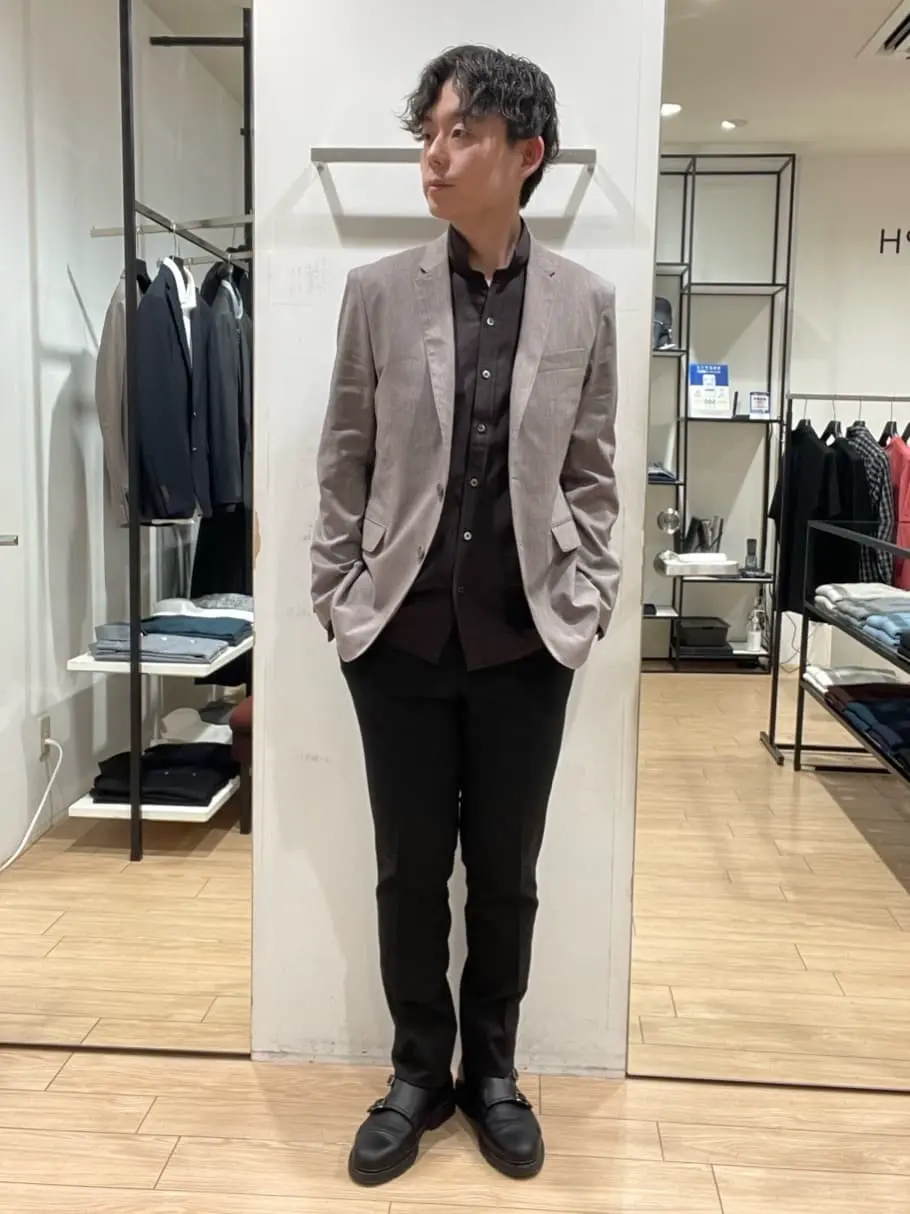 JOSEPH HOMME 佐藤健人 コーディネート画像