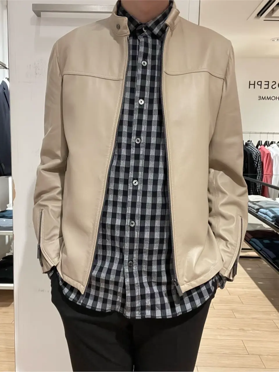 JOSEPH HOMME 佐藤健人 コーディネート画像