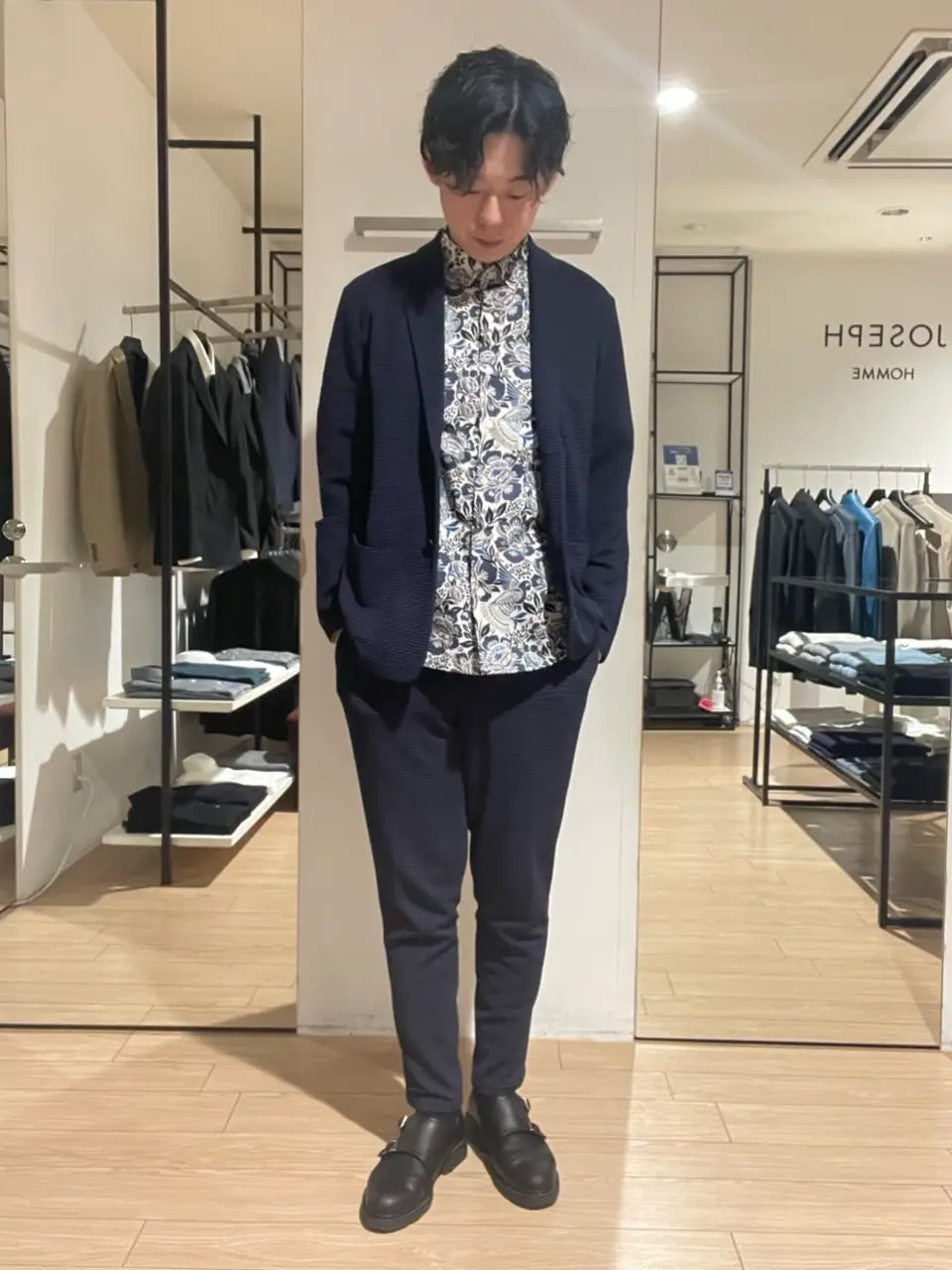 JOSEPH HOMME 佐藤健人 コーディネート画像