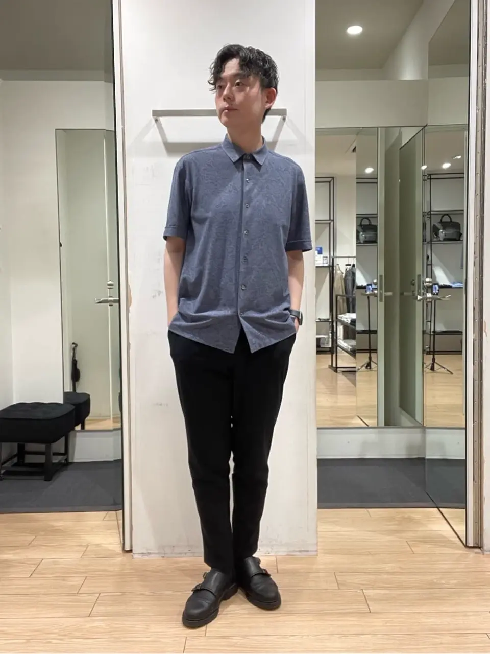 JOSEPH HOMME 佐藤健人 コーディネート画像