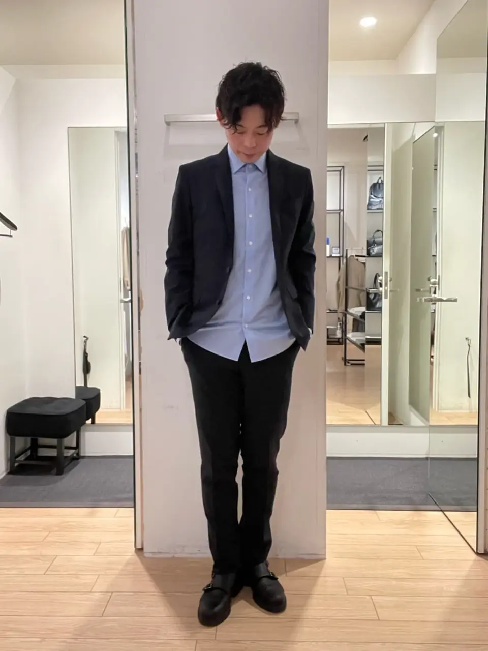 JOSEPH HOMME 佐藤健人 コーディネート画像