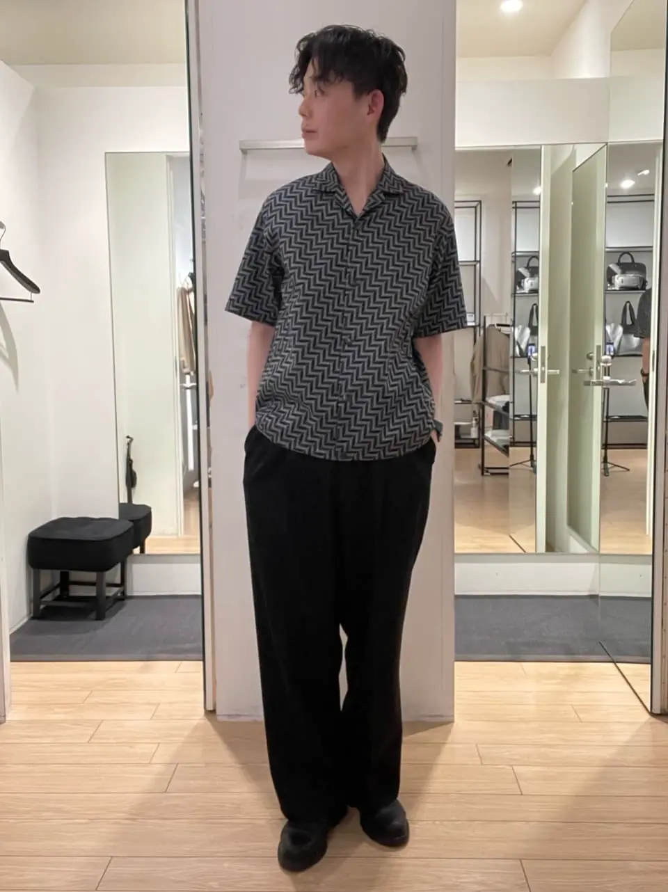 JOSEPH HOMME 佐藤健人 コーディネート画像