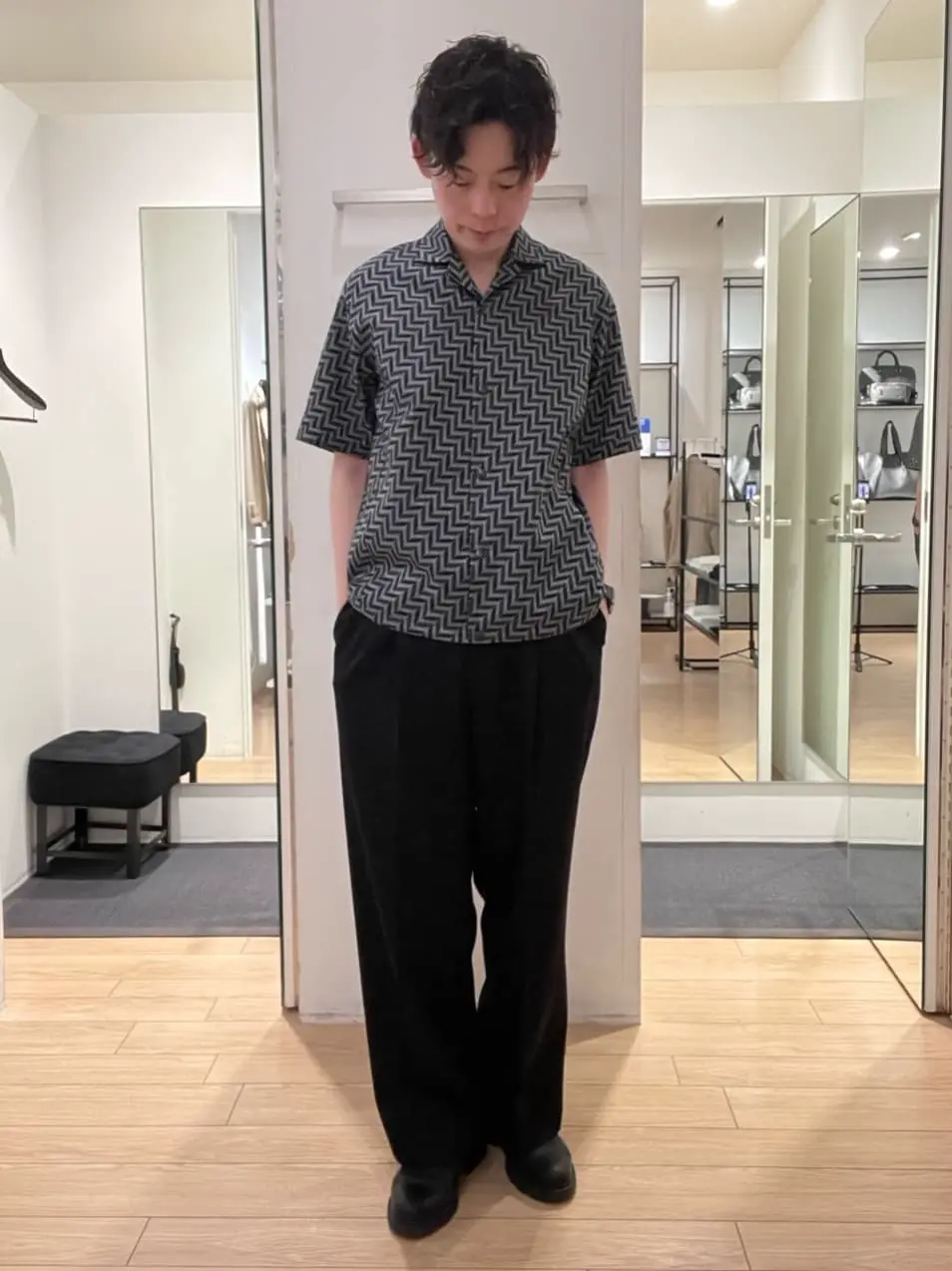 JOSEPH HOMME 佐藤健人 コーディネート画像