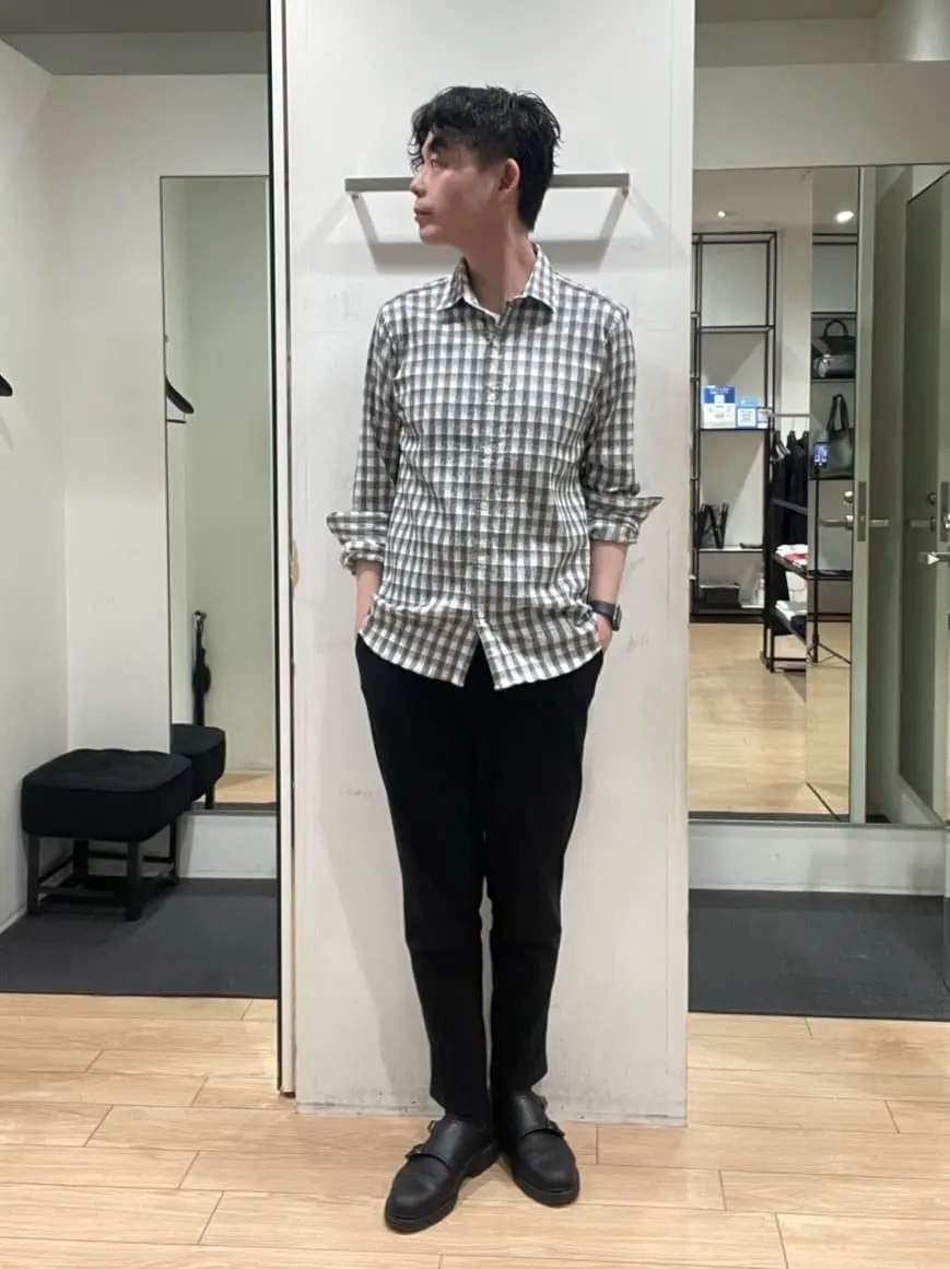 JOSEPH HOMME 佐藤健人 コーディネート画像