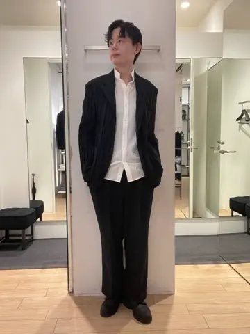 JOSEPH HOMME 佐藤健人 コーディネート画像