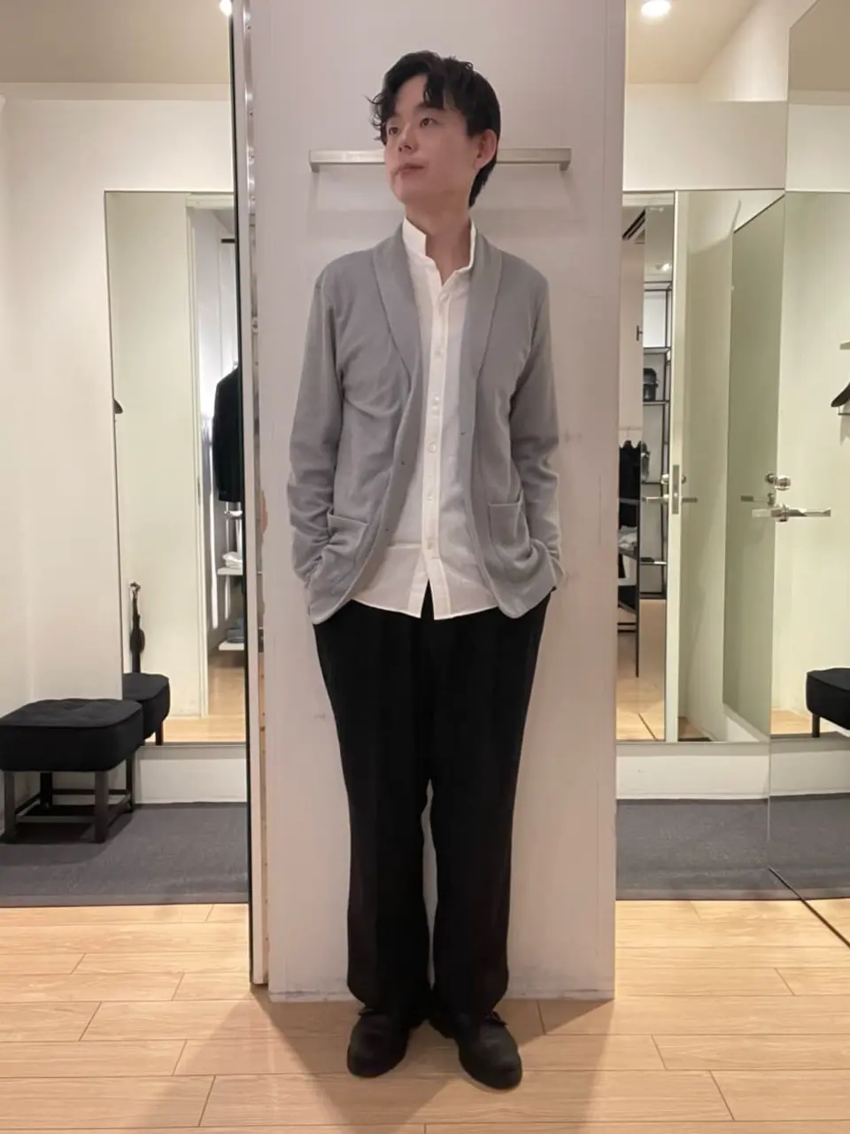 JOSEPH HOMME 佐藤健人 コーディネート画像