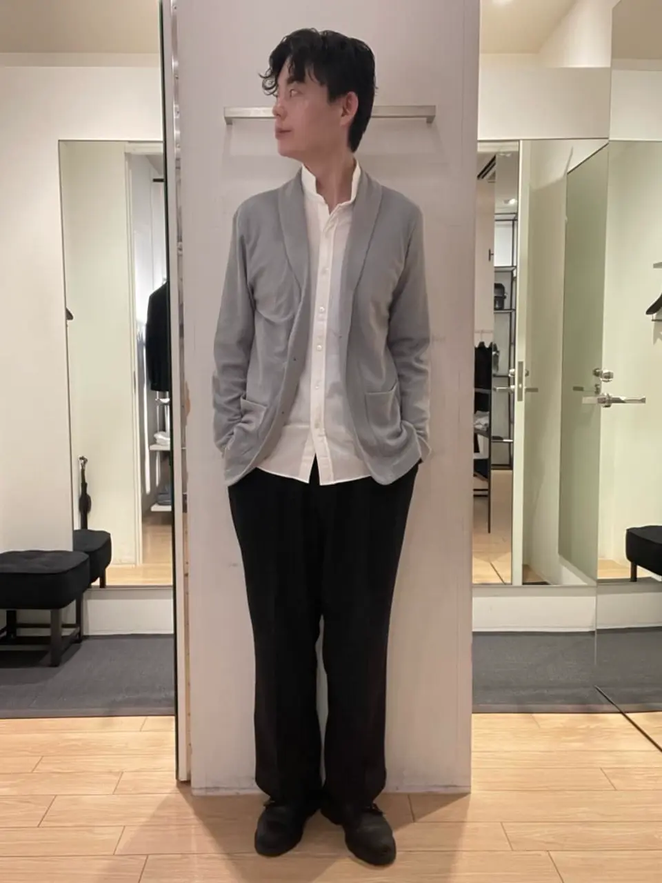 JOSEPH HOMME 佐藤健人 コーディネート画像