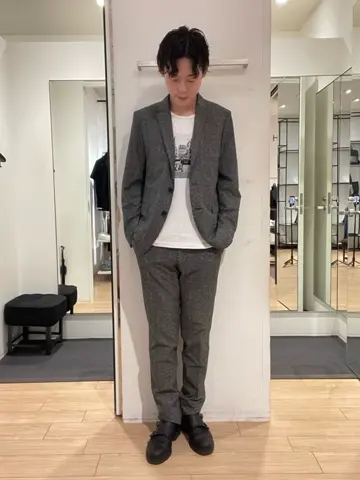 JOSEPH HOMME 佐藤健人 コーディネート画像