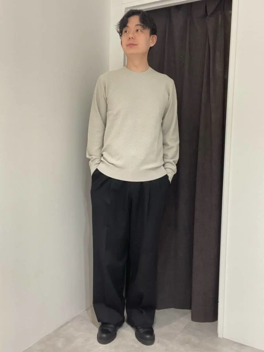 JOSEPH HOMME 佐藤健人 コーディネート画像