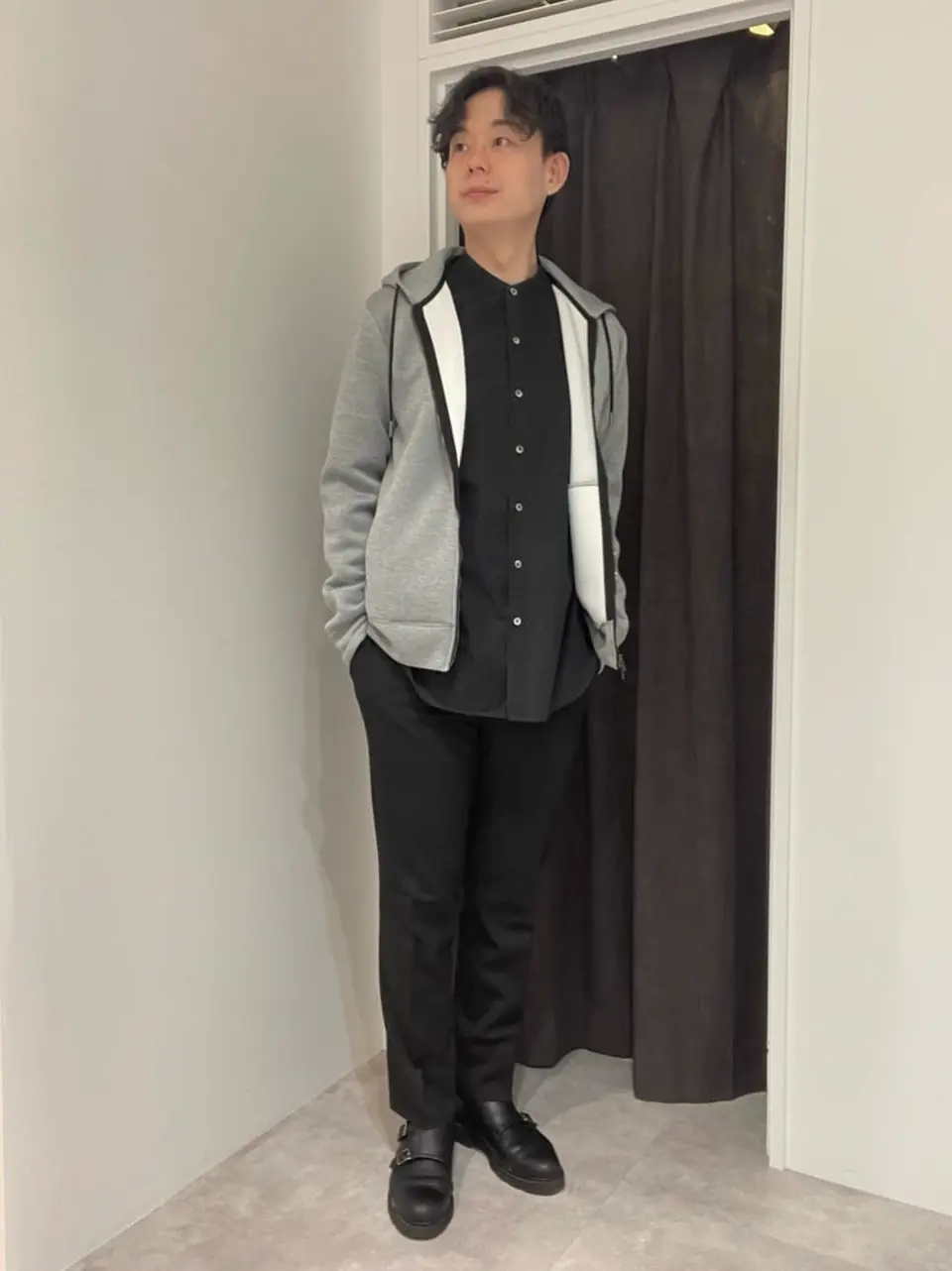 JOSEPH HOMME 佐藤健人 コーディネート画像