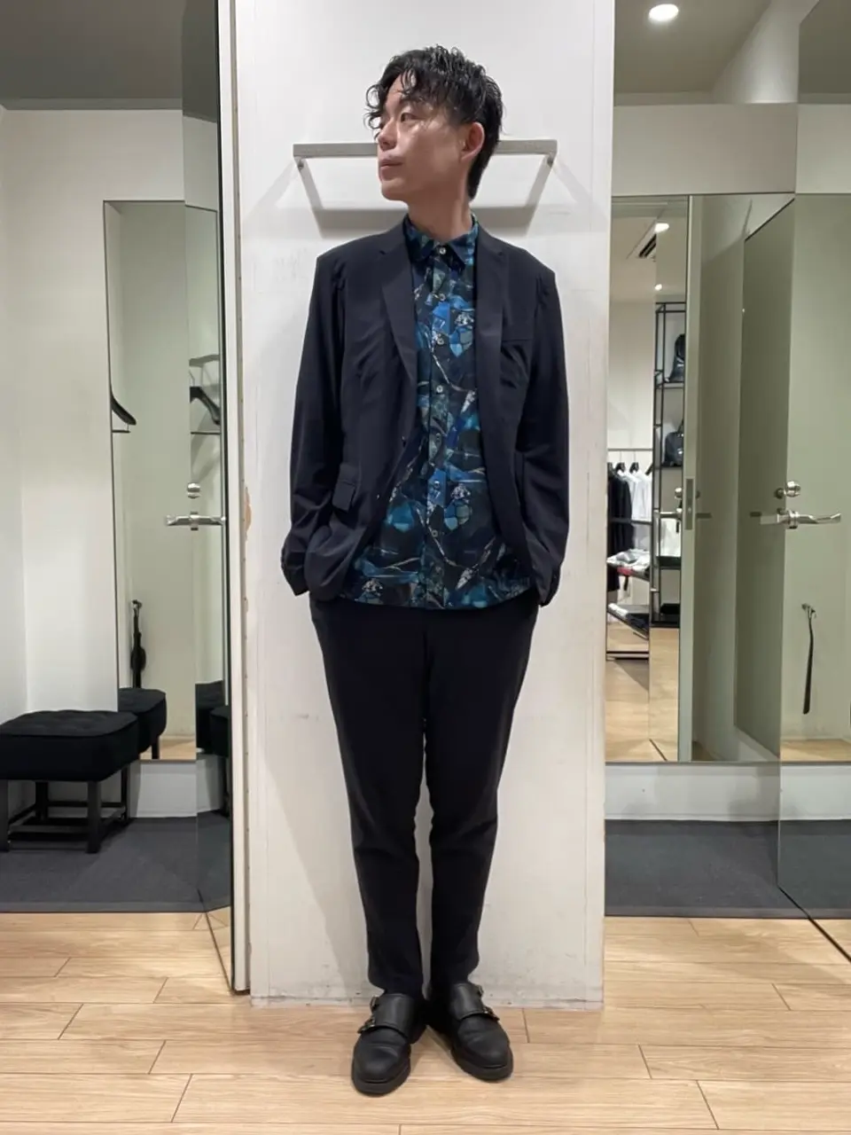 JOSEPH HOMME 佐藤健人 コーディネート画像