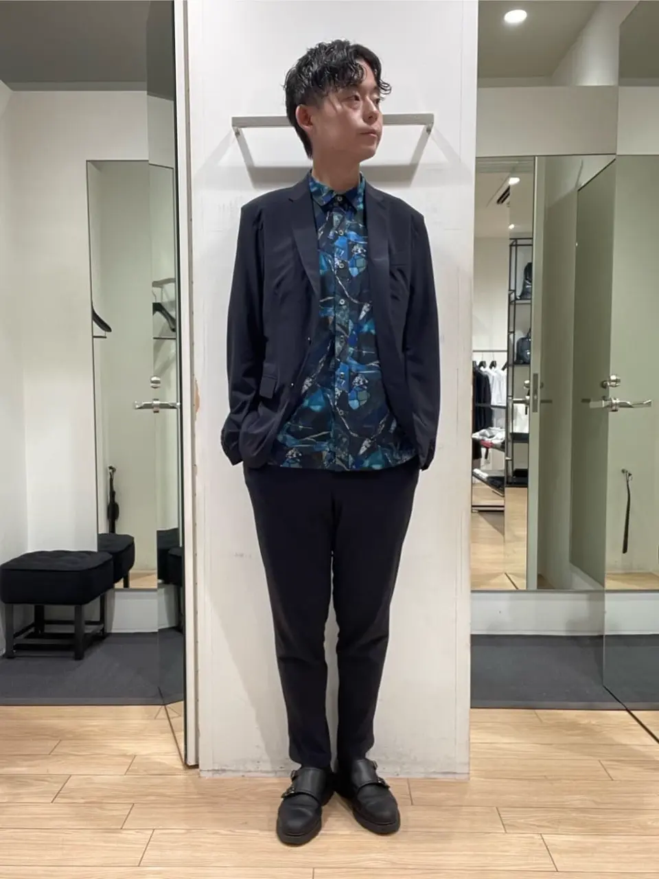 JOSEPH HOMME 佐藤健人 コーディネート画像