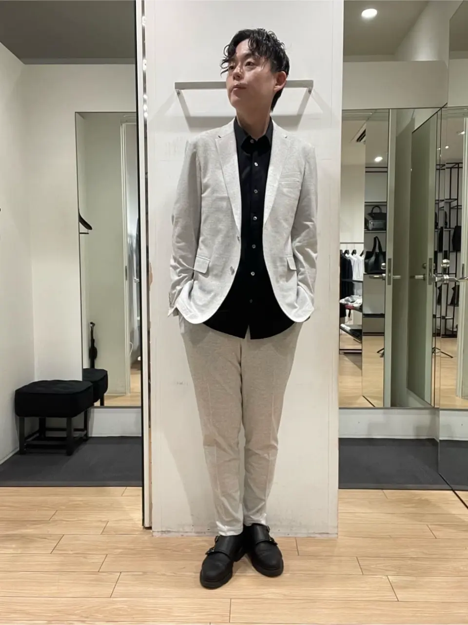 JOSEPH HOMME 佐藤健人 コーディネート画像