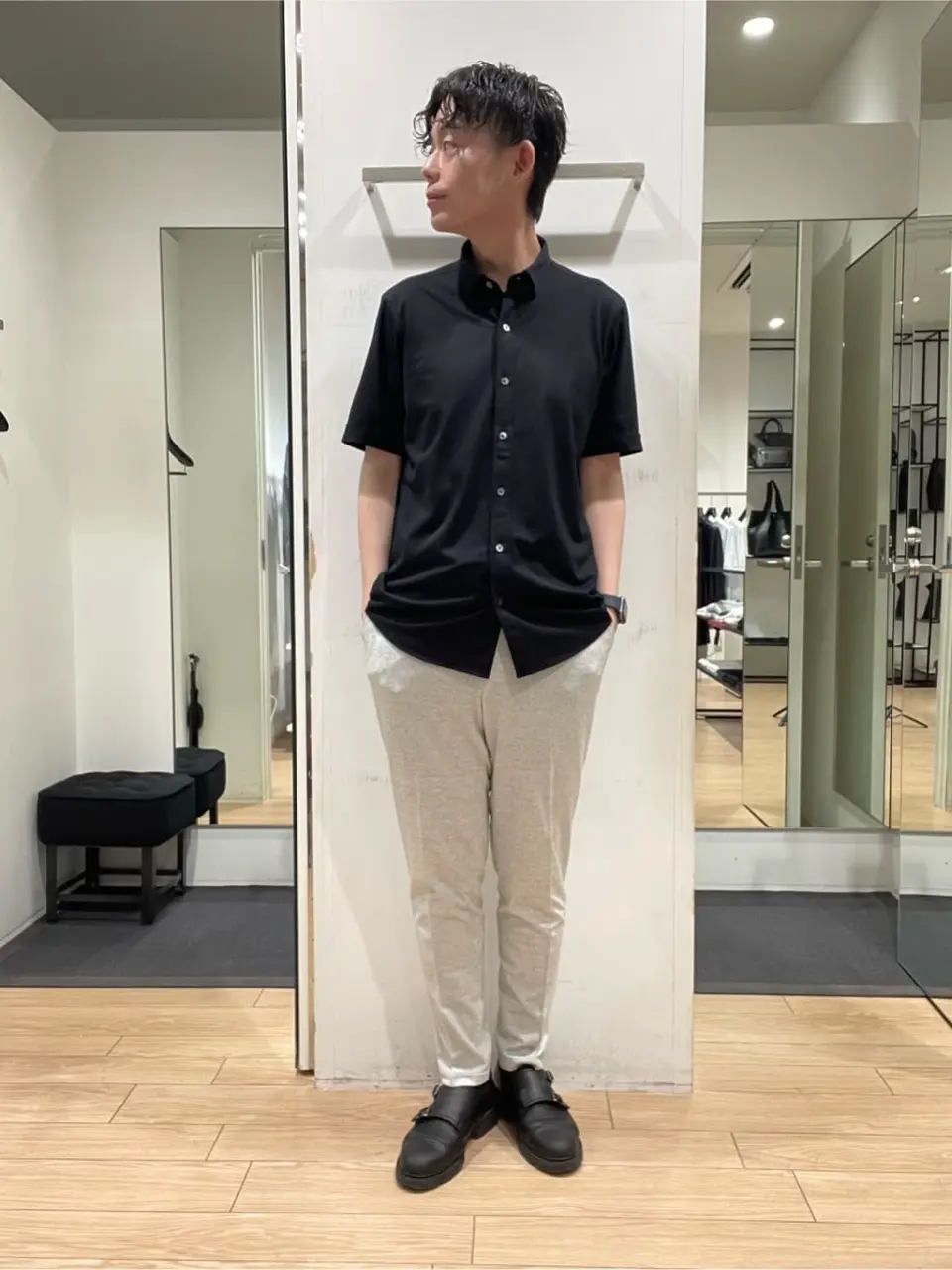 JOSEPH HOMME 佐藤健人 コーディネート画像