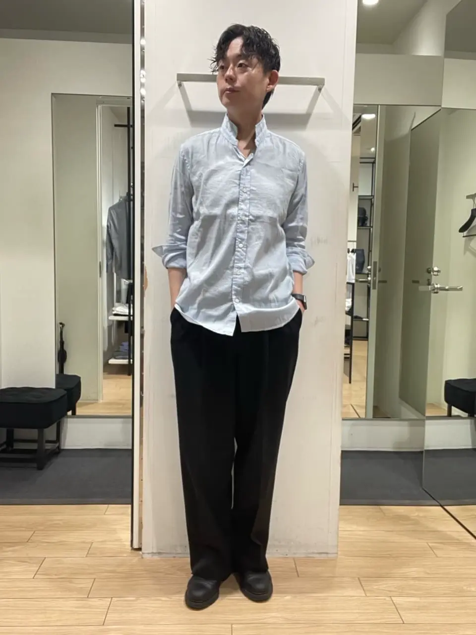 JOSEPH HOMME 佐藤健人 コーディネート画像