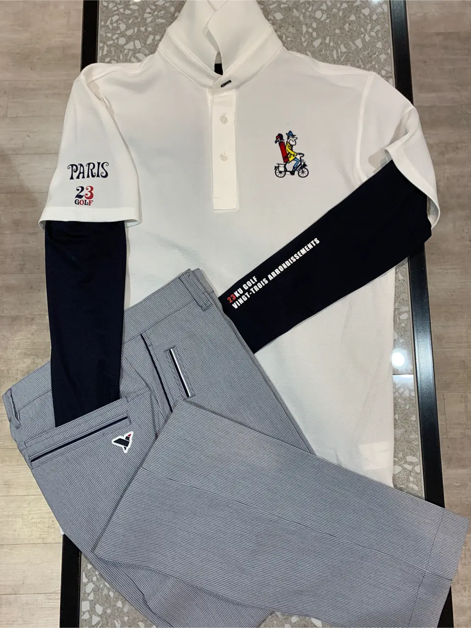 23区GOLF 松屋スタッフ コーディネート画像