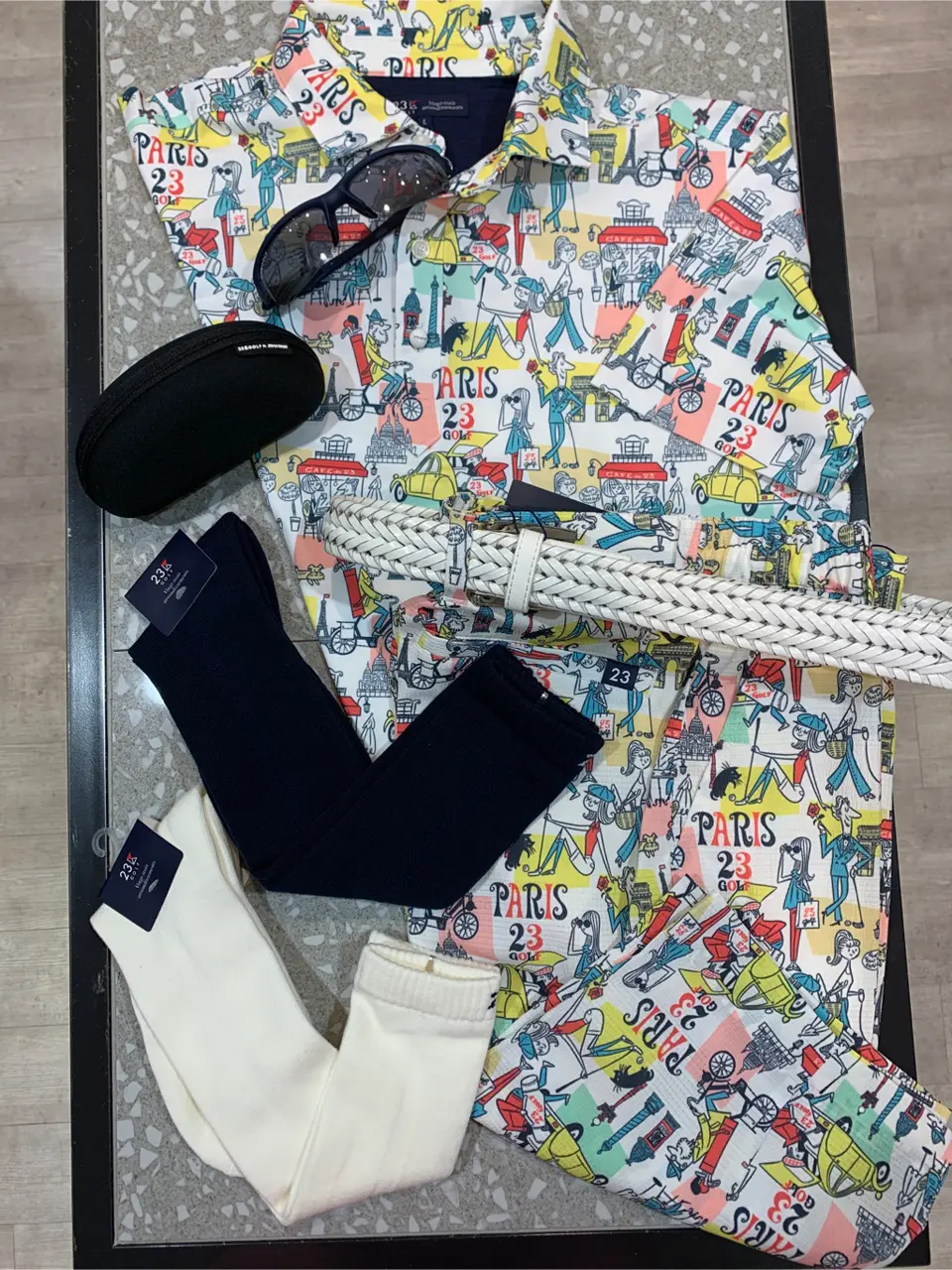 23区GOLF 松屋スタッフ コーディネート画像