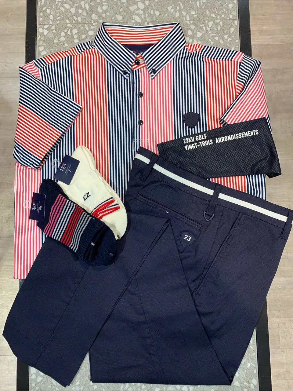 23区GOLF 松屋スタッフ コーディネート画像