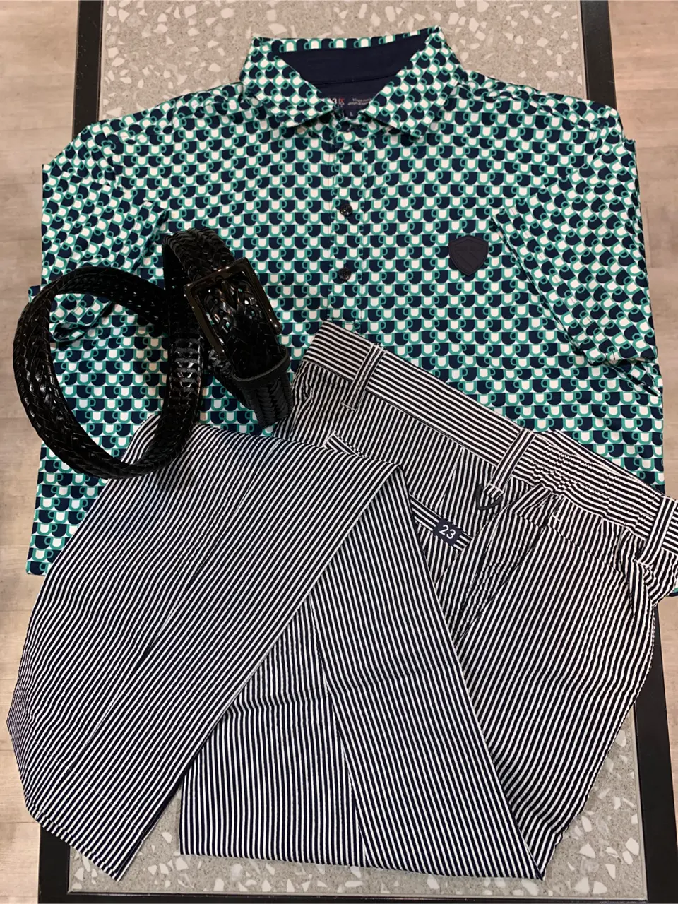 23区GOLF 松屋スタッフ コーディネート画像