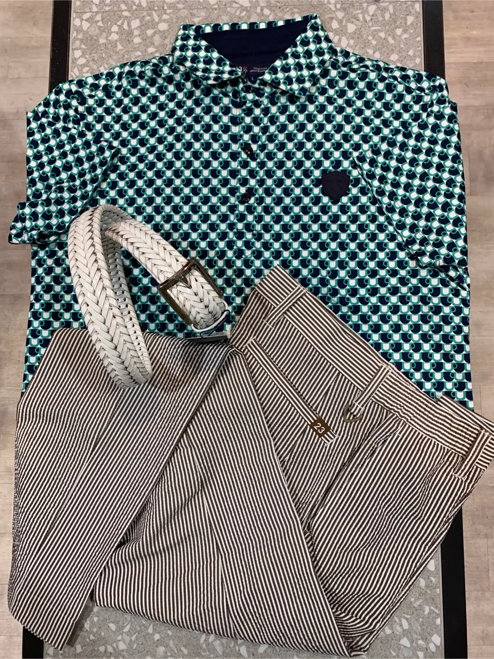 23区GOLF 松屋スタッフ コーディネート画像